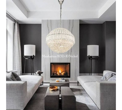 Подвесная люстра iLamp Manhattan 103D-10 NIC