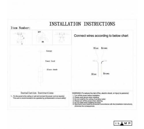 Подвесной светильник iLamp Drop 8121P SM