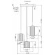 Подвесной светильник Moderli Ember V11815-3P
