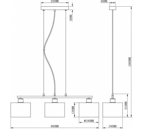 Подвесной светильник Moderli Room V2731-3P