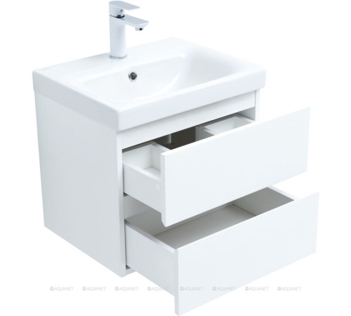 Набор мебели для ванной Aquanet Беркли 50 белый глянец 00306356