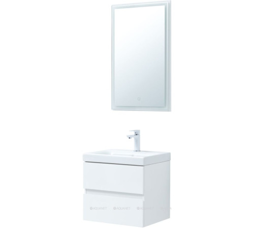 Набор мебели для ванной Aquanet Беркли 50 белый глянец 00306356