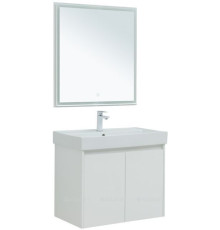 Набор мебели для ванной Aquanet Nova Lite 75 2 двери белый глянец 00302535