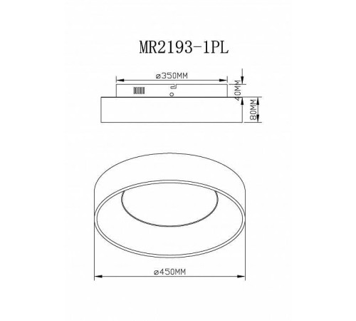 Накладной светильник MyFar Shannon MR2193-1PL