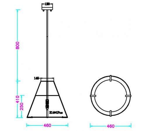Светильник на штанге MyFar Finn MR2450-1P