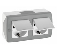 Блок с розетками влагозащищенными с заземлением и крышкой Mono Electric Octans IP20 104-020001-184