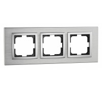 Рамка на 3 поста Mono Electric Style Aluminium 107-800000-162