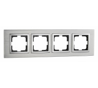 Рамка на 4 поста Mono Electric Style Aluminium 107-800000-163