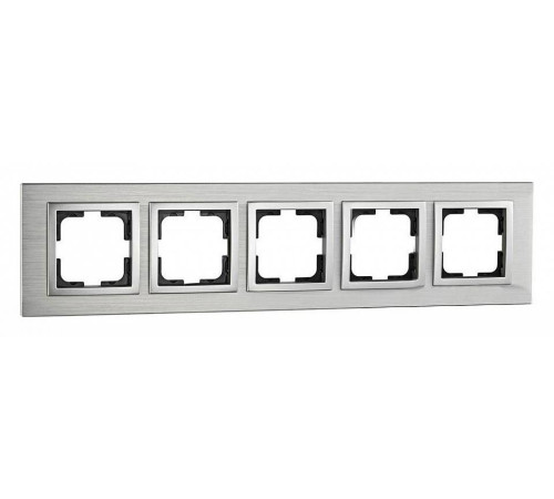 Рамка на 5 постов Mono Electric Style Aluminium 107-800000-164
