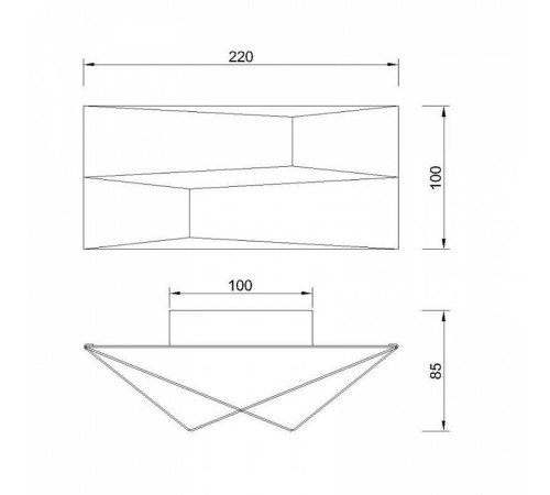Накладной светильник Mantra Fuji 8157