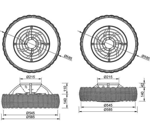 Светильник с вентилятором Mantra (люстры-вентиляторы) Kilimanjaro 8226