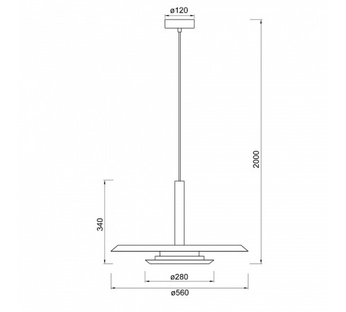 Подвесной светильник Mantra Tina 9000