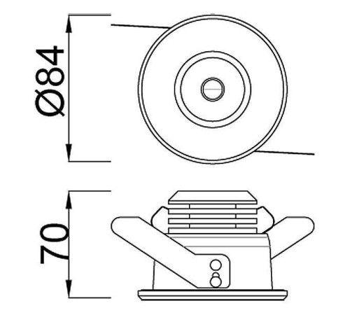 Встраиваемый светильник Mantra Cies C0081