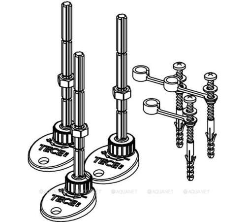 Монтажные ножки TECE TECEdrainprofile 674000