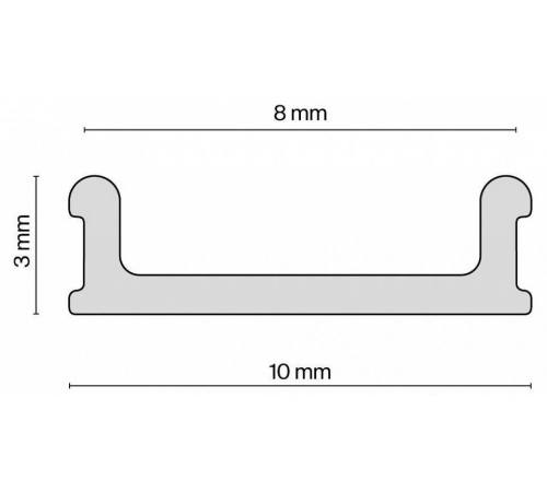Заглушка для профиля Maytoni ALM012EC ALM012-SC-W