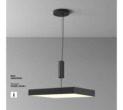 Накладной светильник Maytoni Zon C032CL-90W3K-SQ-B