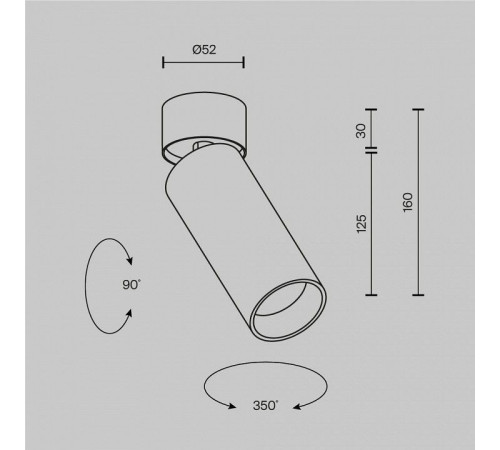 Светильник на штанге Maytoni Technical FOCUS LED C055CL-L12W2.7K-SS-B
