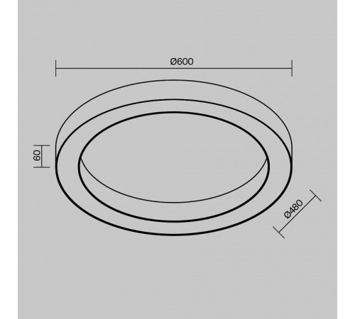 Накладной светильник Maytoni Technical Lua C093CL-45W4K-W