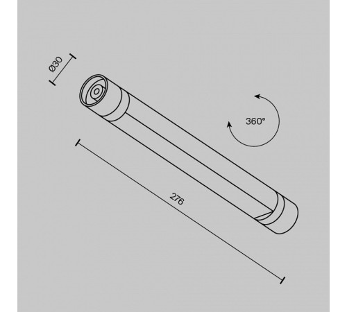 Модульный светильник Maytoni Basis C147CL-L300-6W3K-B