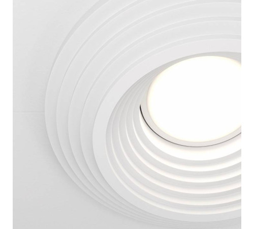 Встраиваемый светильник Maytoni Gyps Modern DL004-1-01-W-1