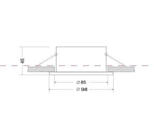 Встраиваемый светильник Maytoni Yin DL030-2-01W