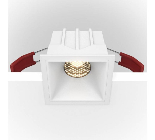 Встраиваемый светильник Maytoni Alfa DL043-01-10W3K-D-SQ-W