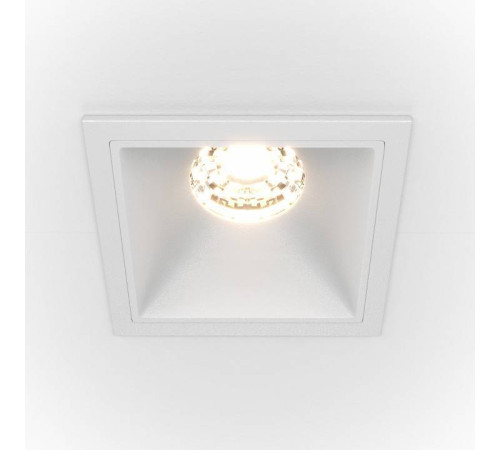 Встраиваемый светильник Maytoni Alfa DL043-01-10W3K-D-SQ-W
