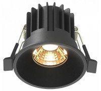 Встраиваемый светильник Maytoni Round DL058-7W2.7K-B