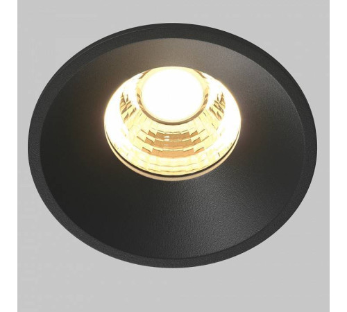 Встраиваемый светильник Maytoni Round DL058-7W2.7K-B
