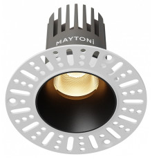 Встраиваемый светильник Maytoni  DL124-10W-2.7K-TRS-B