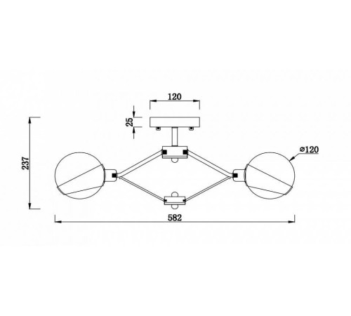Накладной светильник Freya Silvia FR5009CL-05CH
