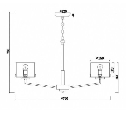 Подвесная люстра Freya Karen FR5096PL-08CH
