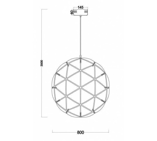 Подвесной светильник Freya Amber FR5099PL-L52CH