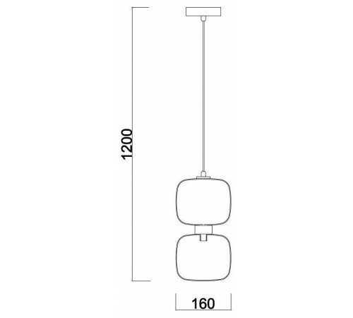 Подвесной светильник Freya Lumen FR5215PL-01BS