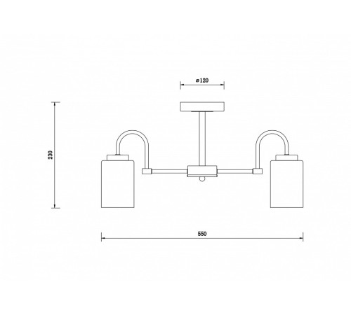 Люстра на штанге Freya Jewel FR5321CL-05BZ