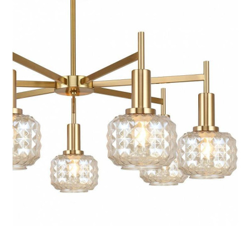 Люстра на штанге Freya Fero FR5366CL-07BS