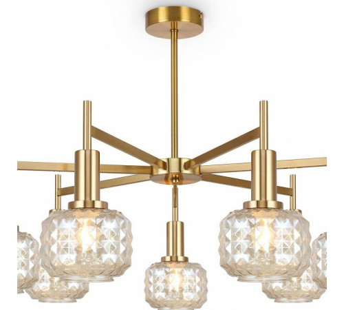Люстра на штанге Freya Fero FR5366CL-07BS