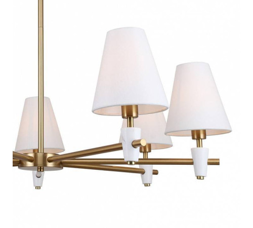 Люстра на штанге Freya Pietra FR5371CL-07BS