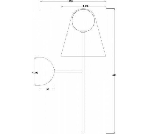 Бра Freya Doublety FR5382WL-01BS