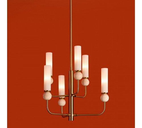 Люстра на штанге Freya Sunspot FR5482CL-06BS1