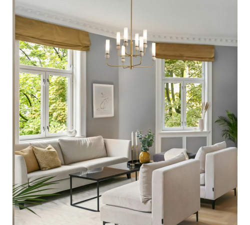 Люстра на штанге Freya Sunspot FR5482CL-06BS1