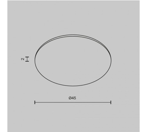 Линза Maytoni Dip Glass001-D45