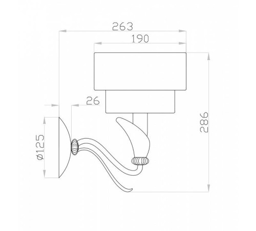 Бра Maytoni Lillian H311-01-G