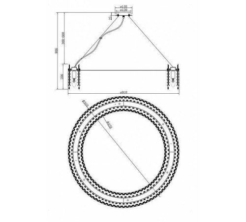 Подвесной светильник Maytoni Rocio MOD036PL-18N