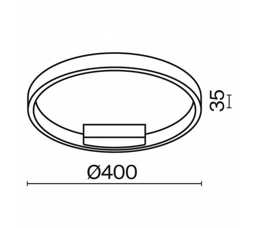 Накладной светильник Maytoni Rim MOD058CL-L25BSK