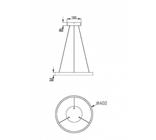 Подвесной светильник Maytoni Rim MOD058PL-L22BK