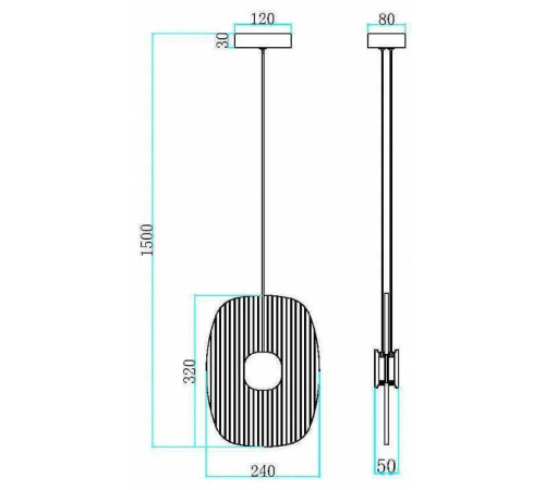 Подвесной светильник Maytoni Eclipse MOD152PL-L1BK