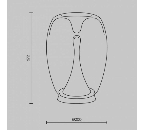 Настольная лампа декоративная Maytoni Splash MOD282TL-L15G3K