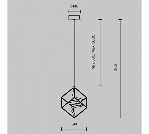Подвесной светильник Maytoni Membrane MOD345PL-L11BS3K