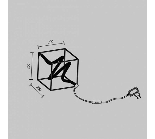 Настольная лампа декоративная Maytoni Membrane MOD345TL-L11BS3K